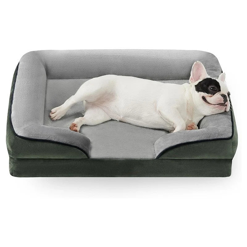 Orthopedic Dog Bed Velvet Cover Machine-Washable Joint Support