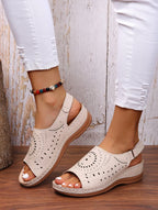 Orthopedic Sandals Three-Arch Support Adjustable Strap Non-Slip Rubber Sole