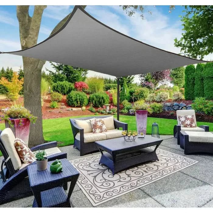 Outdoor Awning Waterproof UV-Blocking Foldable Design