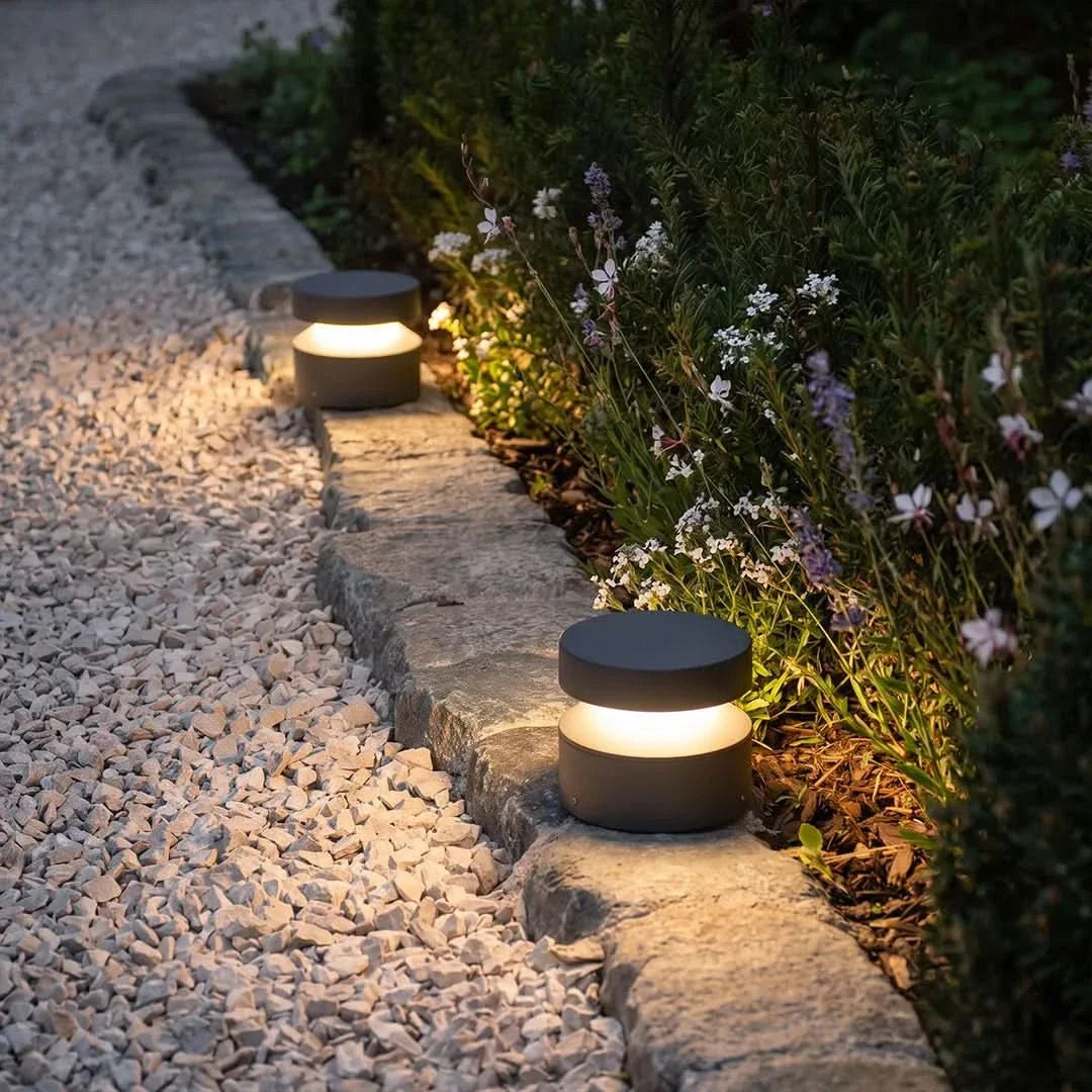 Outdoor Bollard Lights Waterproof LED Hardwired 110V