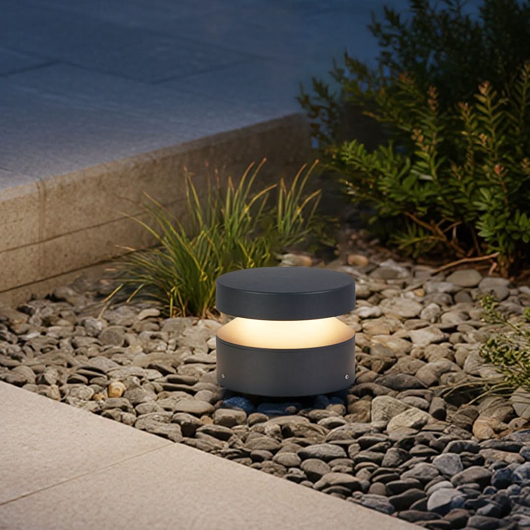 Outdoor Bollard Lights Waterproof LED Hardwired 110V