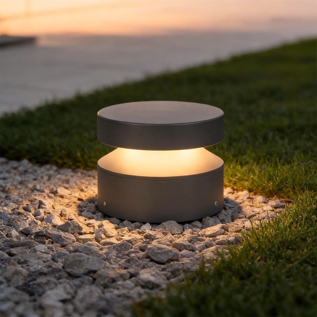 Outdoor Bollard Lights Waterproof LED Hardwired 110V