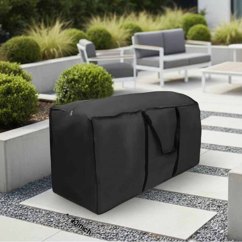 Outdoor Cushion Storage Bag Water-Repellent UV-Resistant Foldable