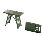 Outdoor Folding Stool Lightweight Aluminum Frame Supports 265 Lbs