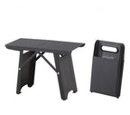 Outdoor Folding Stool Lightweight Aluminum Frame Supports 265 Lbs