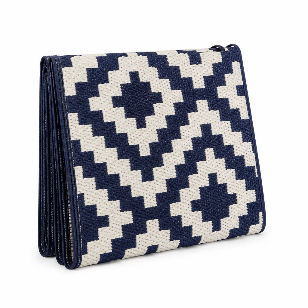 Outdoor Rug Reversible Geometric Waterproof & UV-Protected