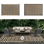 Outdoor Rug Reversible Non-Slip Water-Repellent