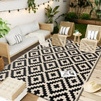 Outdoor Rug Reversible Non-Slip Water-Repellent