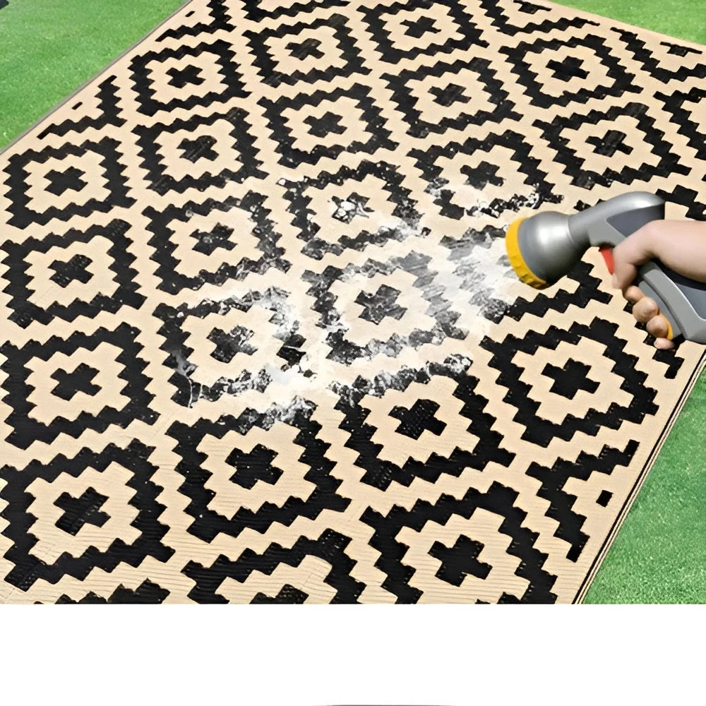 Outdoor Rug Reversible Non-Slip Water-Repellent