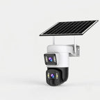 Outdoor Security Camera 4K Panoramic Solar Powered