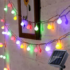 Outdoor String Lights Solar Warm White IP65