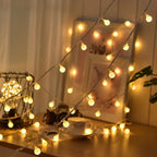 Outdoor String Lights Solar Warm White IP65