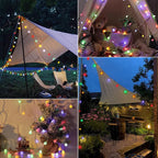 Outdoor String Lights Solar Warm White IP65