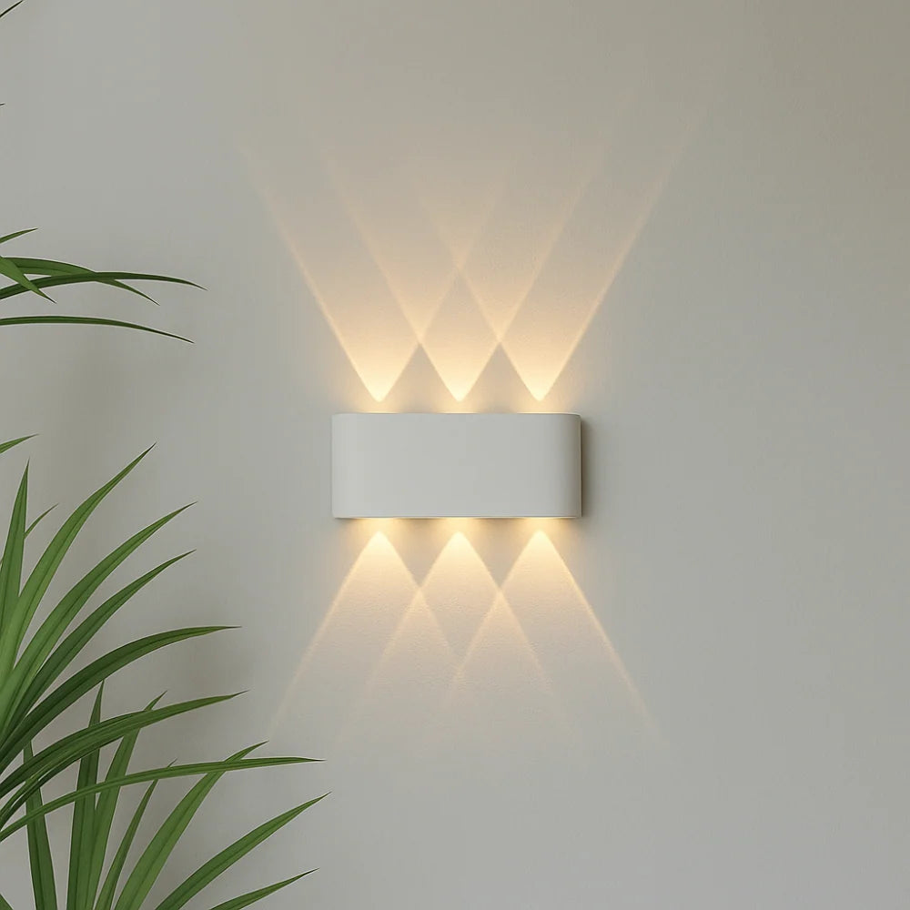 Outdoor Wall Light LED Up/Down Beam IP65 Weather-Resistant