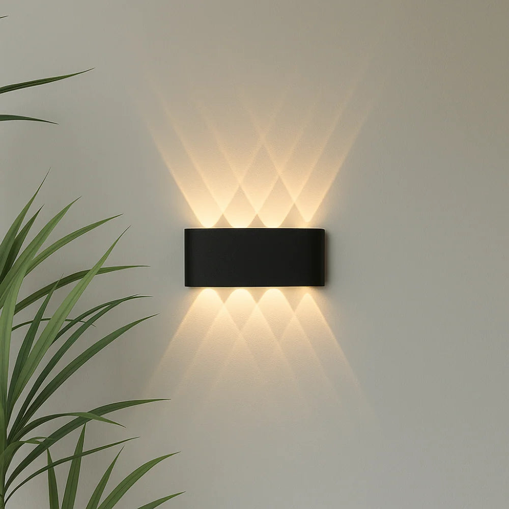 Outdoor Wall Light LED Up/Down Beam IP65 Weather-Resistant