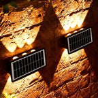 Outdoor Wall Light Solar-Powered Three-Color Weatherproof