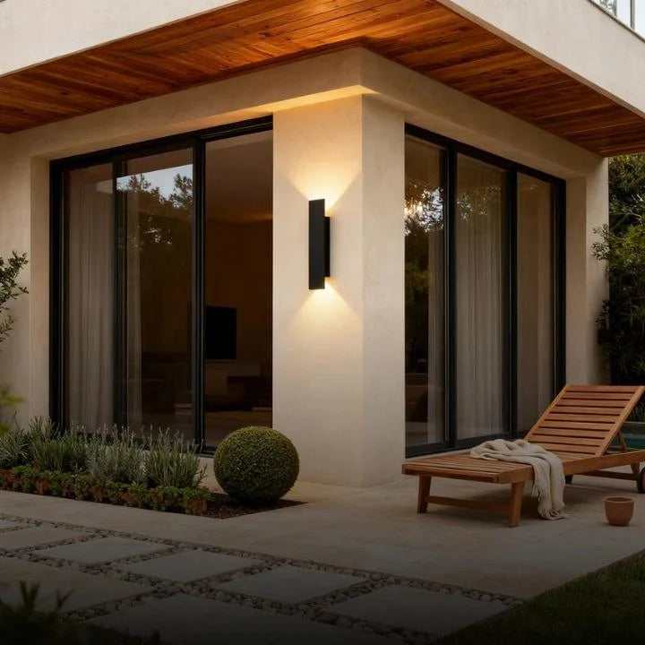 Outdoor Wall Light Up-Down Beam Aluminum IP65