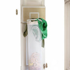 Over-The-Door Laundry Hamper Basketball Hoop Foldable & Removable Mesh