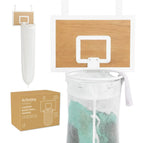 Over-The-Door Laundry Hamper Basketball Hoop Foldable & Removable Mesh