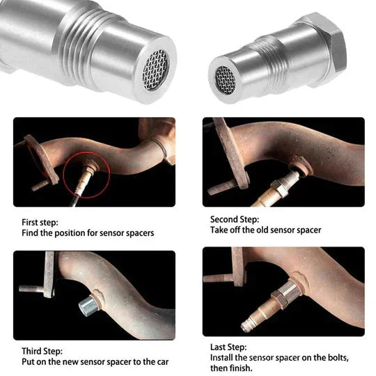 Oxygen Sensor Adapter Stainless Steel M18x1.5