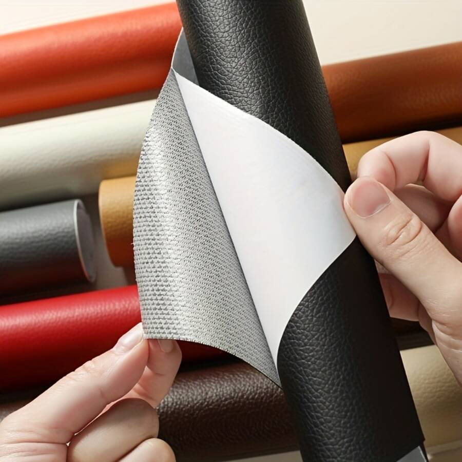 PU Leather Repair Patch Self-Adhesive Cut-To-Shape Waterproof