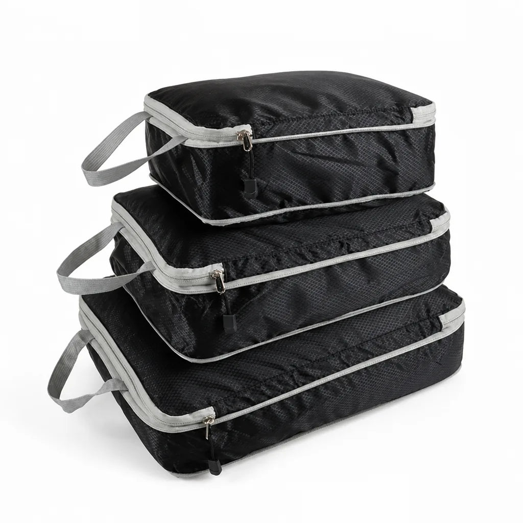 Packing Cubes Compression & Mesh Window Set of 3