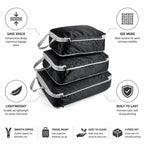 Packing Cubes Compression & Mesh Window Set of 3