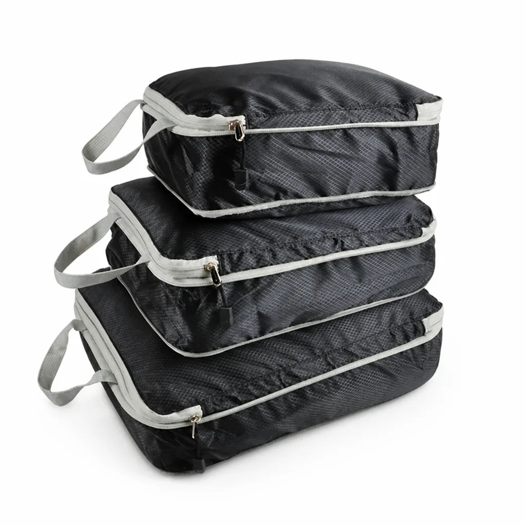 Packing Cubes Compression & Mesh Window Set of 3