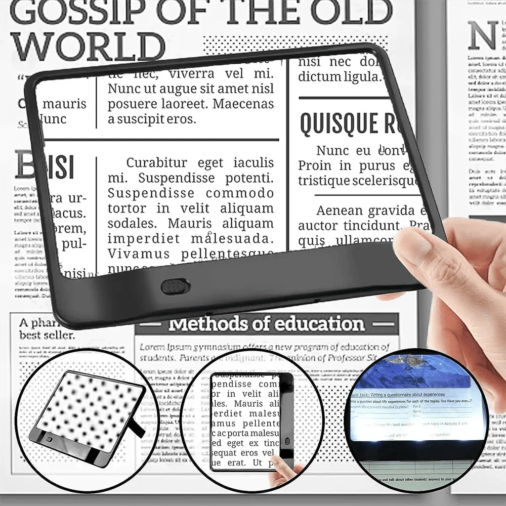 Page Magnifier 3X With LED Lighting