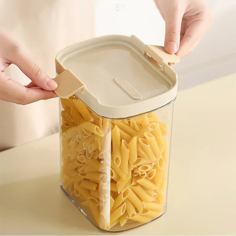 Pantry Storage Container Stackable Airtight Snap-Lock Lid