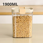 Pantry Storage Container Stackable Airtight Snap-Lock Lid