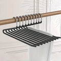 Pants Hanger Set Stainless Steel Z-Shaped 10-Piece