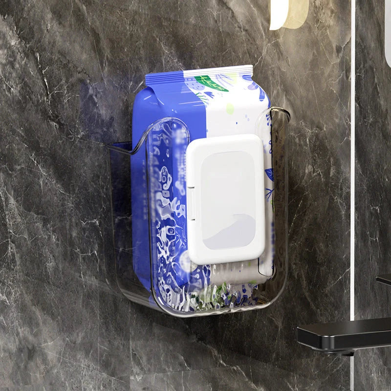 Paper Towel Holder Adhesive Wall Mount Multi-Purpose