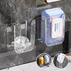 Paper Towel Holder Adhesive Wall Mount Multi-Purpose