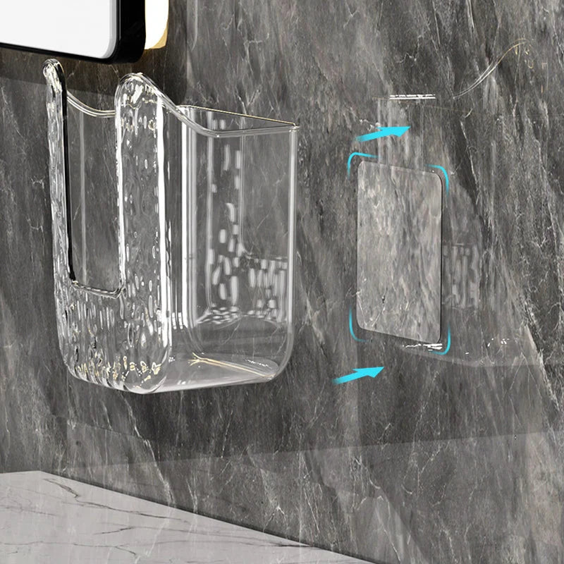 Paper Towel Holder Adhesive Wall Mount Multi-Purpose