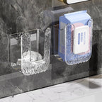 Paper Towel Holder Adhesive Wall Mount Multi-Purpose