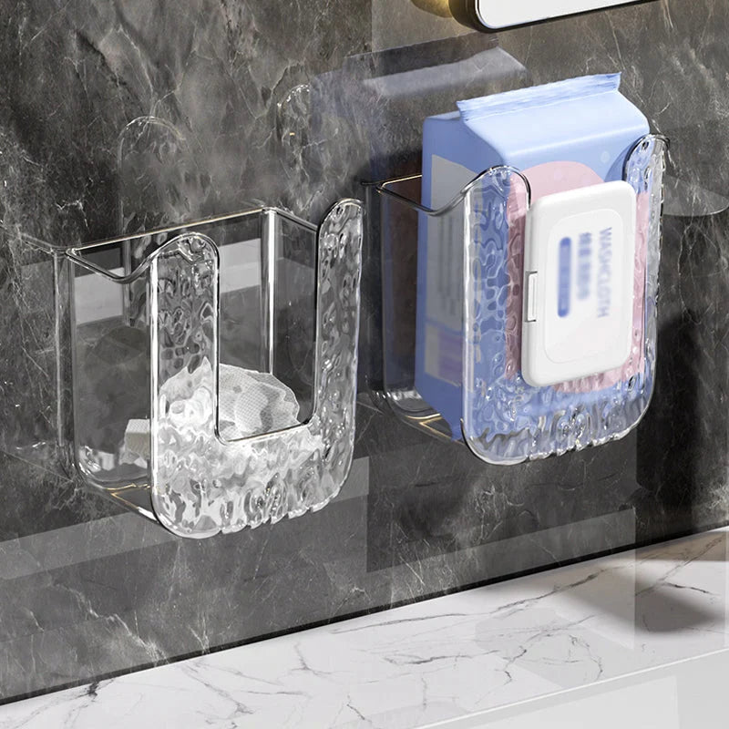 Paper Towel Holder Adhesive Wall Mount Multi-Purpose