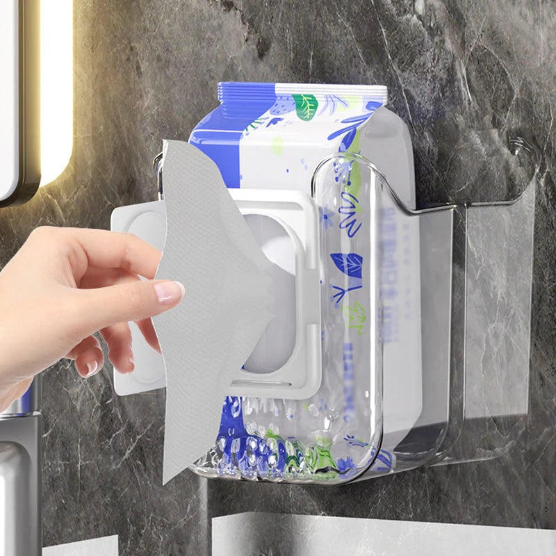 Paper Towel Holder Adhesive Wall Mount Multi-Purpose