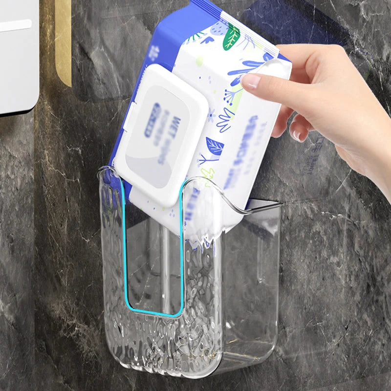 Paper Towel Holder Adhesive Wall Mount Multi-Purpose