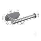 Paper Towel Holder Stainless Steel Adhesive or Screw Mount