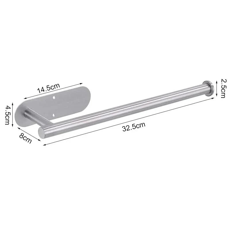 Paper Towel Holder Stainless Steel Adhesive or Screw Mount