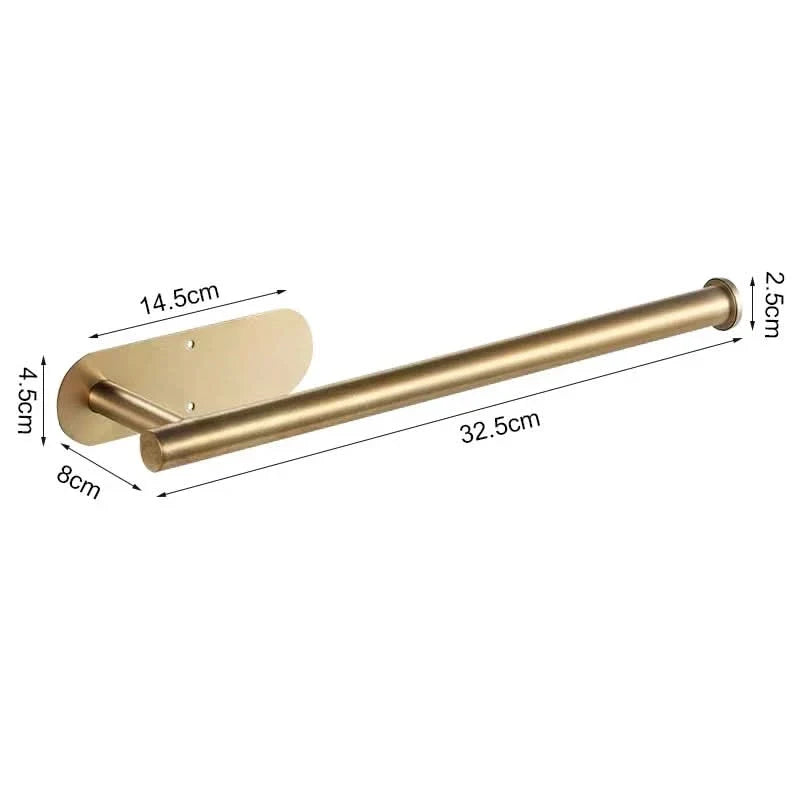 Paper Towel Holder Stainless Steel Adhesive or Screw Mount