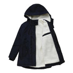 Parka Coat Fleece-Lined Adjustable Hood Flap Pockets