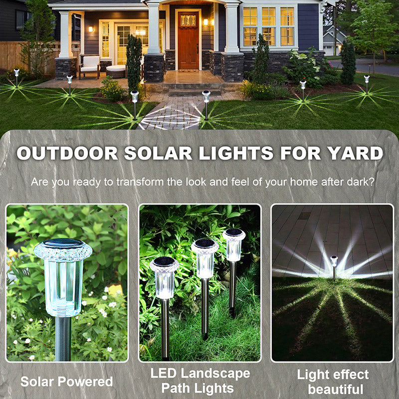 Pathway Light Solar Dusk Sensor Stainless Steel & Acrylic