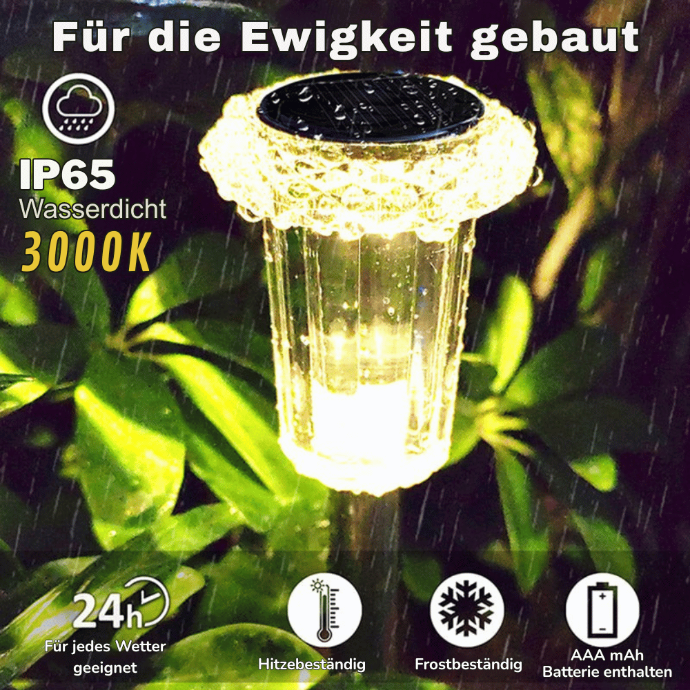 Pathway Light Solar Dusk Sensor Stainless Steel & Acrylic