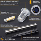 Pathway Light Solar Dusk Sensor Stainless Steel & Acrylic
