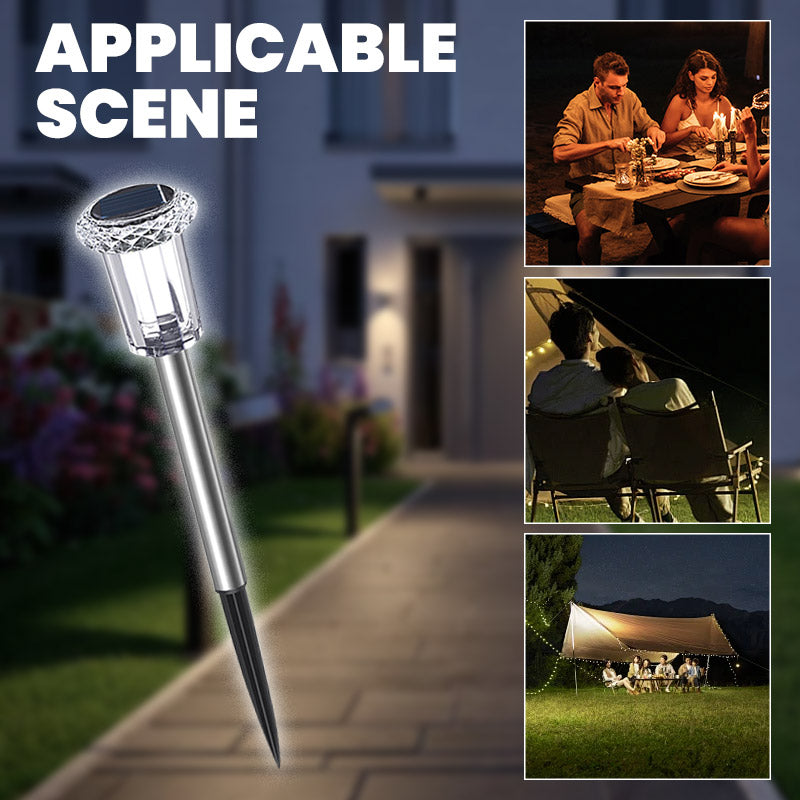 Pathway Light Solar Dusk Sensor Stainless Steel & Acrylic