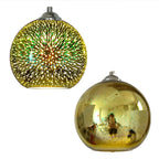 Pendant Light 3D Textured Glass Adjustable Cable E27 Socket