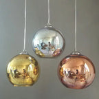 Pendant Light 3D Textured Glass Adjustable Cable E27 Socket