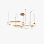 Pendant Light Circular LED Dimmable Adjustable Height